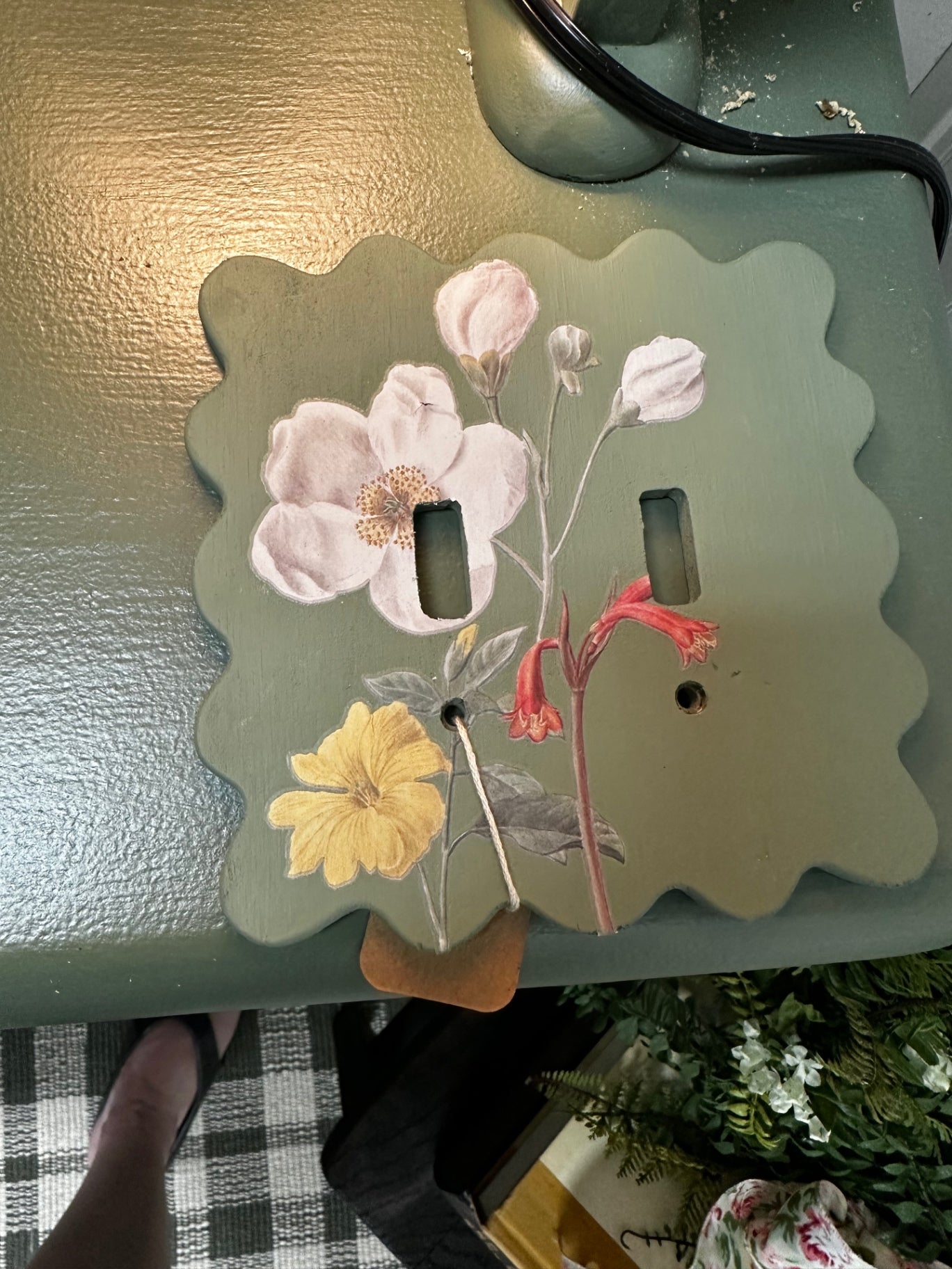 Double light switch cover