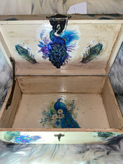 Decorative Box Peacock