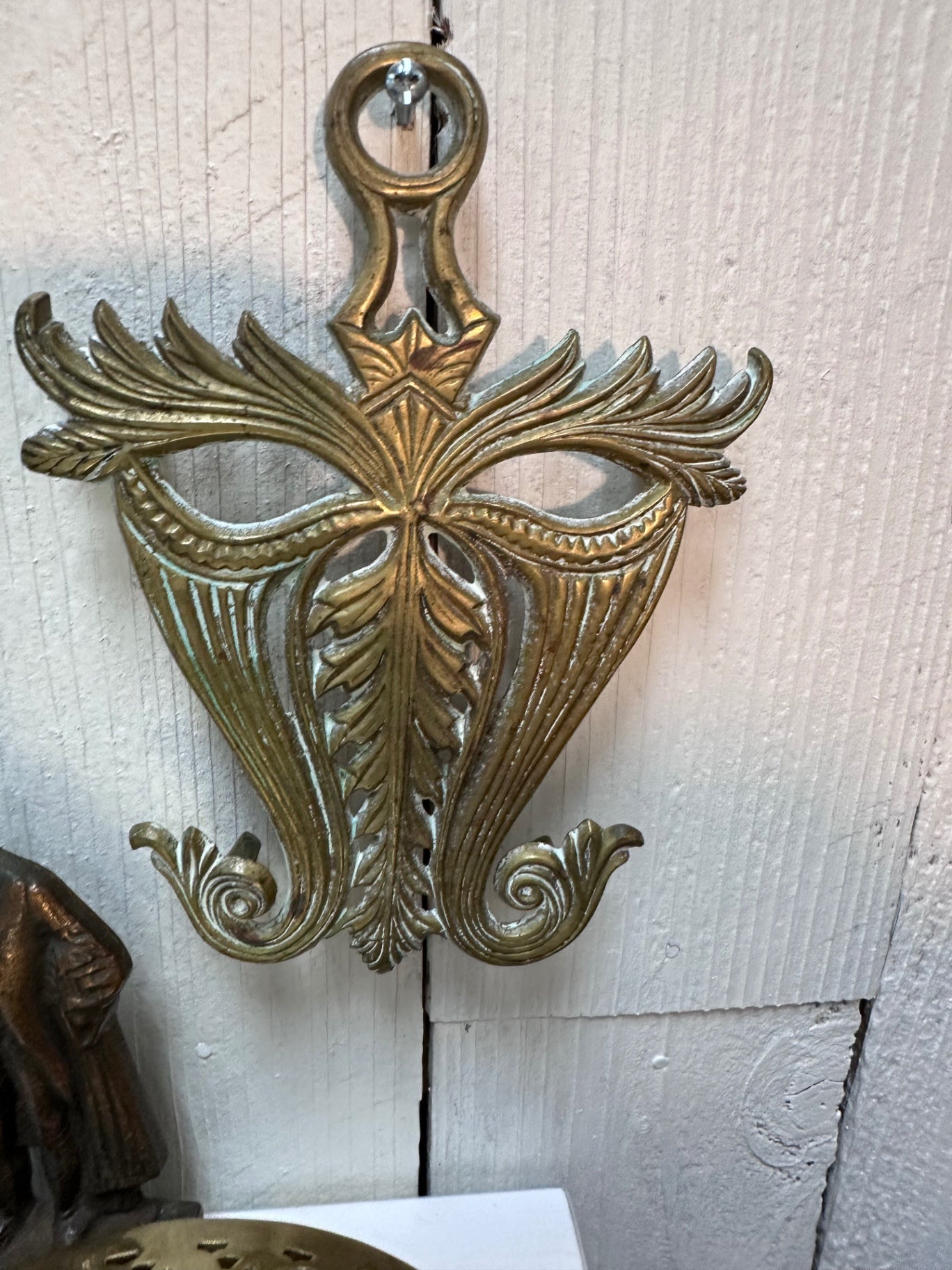 Vintage brass trivet