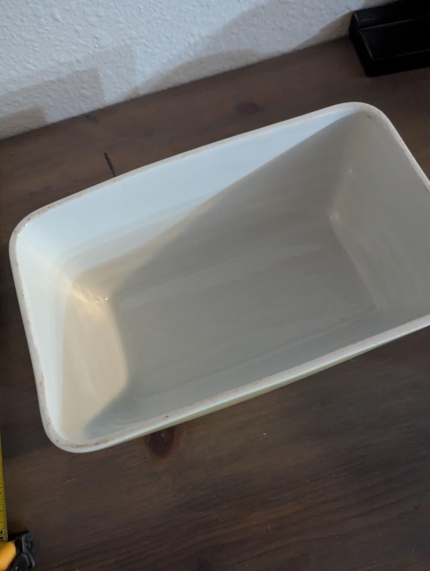1940's Hall Yellow Refrigerator Covered Dish 