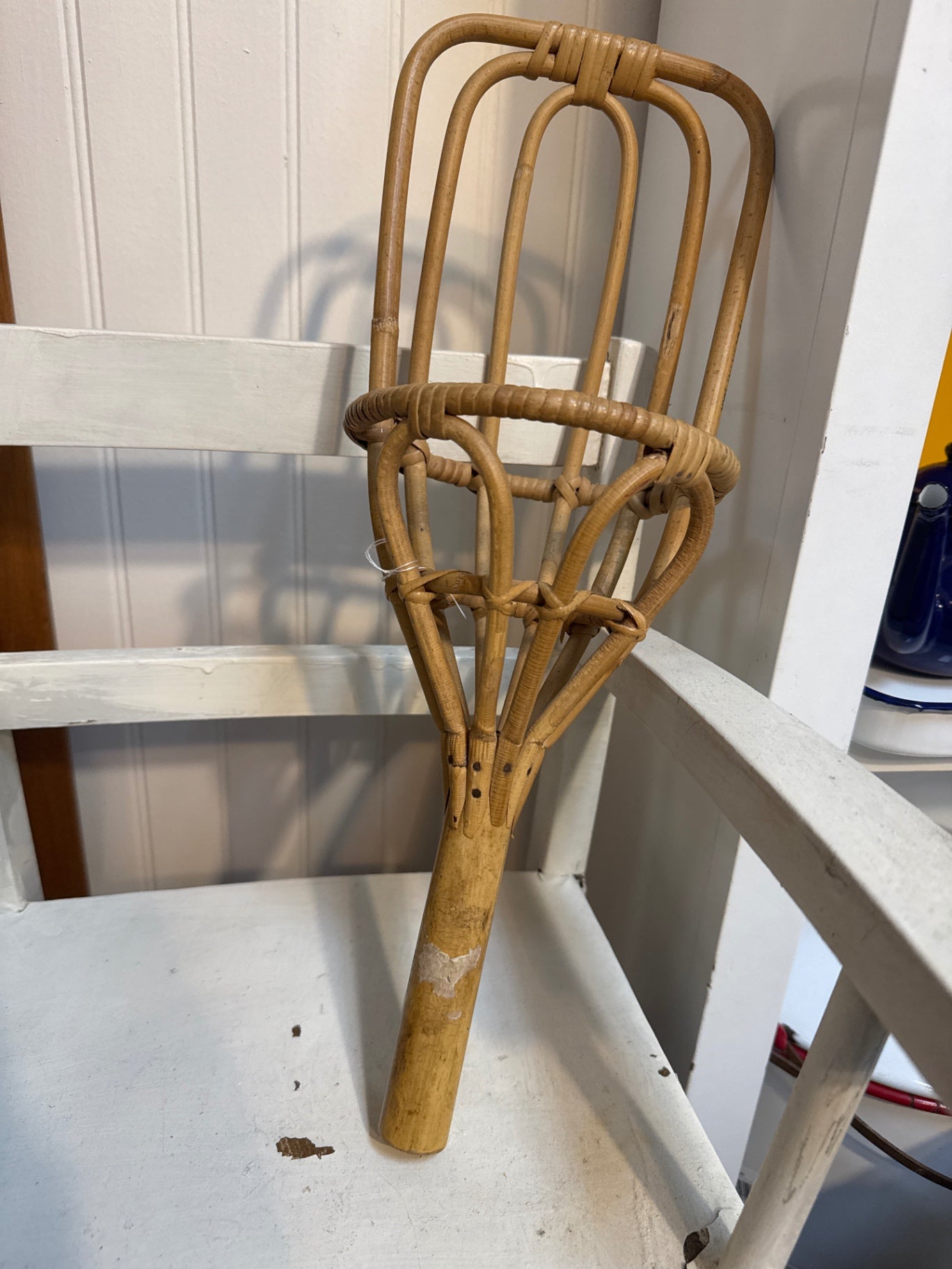 bamboo, wicker, and rattan rattan ball scoop
