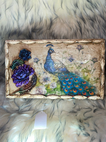 Decorative Box Peacock