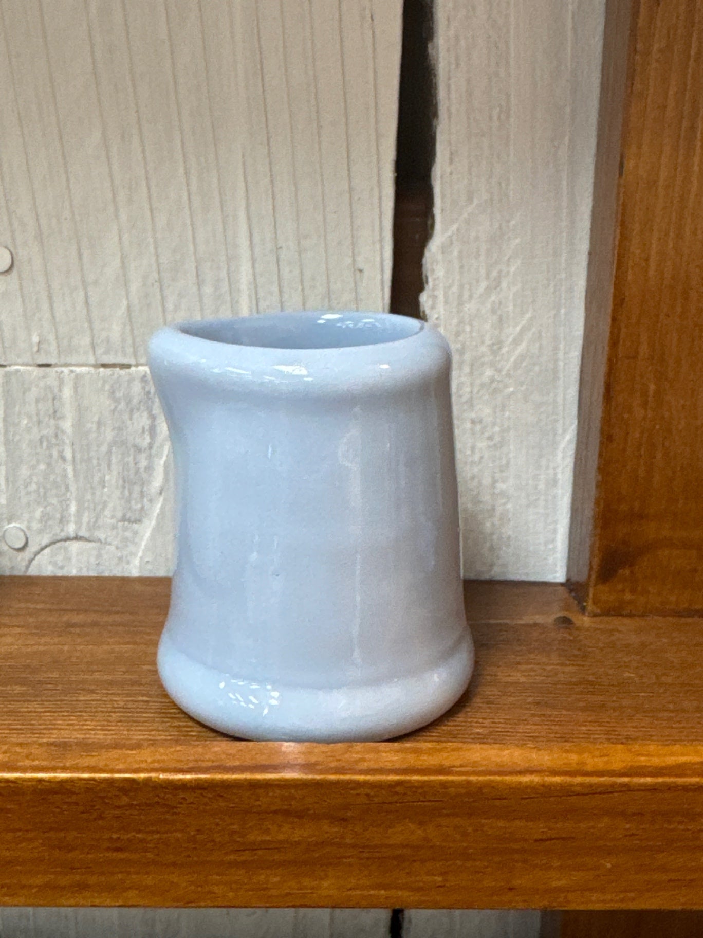 Baby blue individual creamer cup