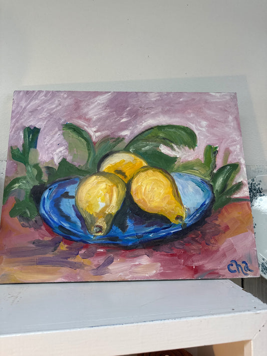 Pears still life original painting
