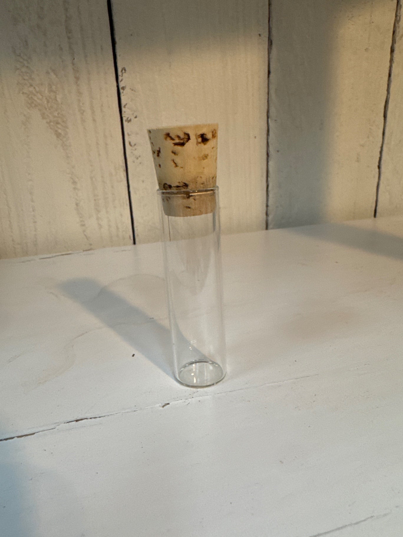 50ml glass tube with cork