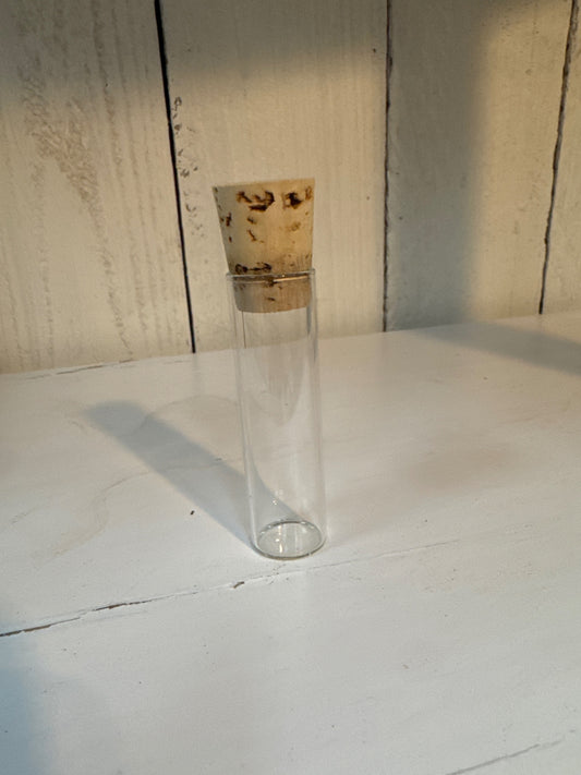 50ml glass tube with cork