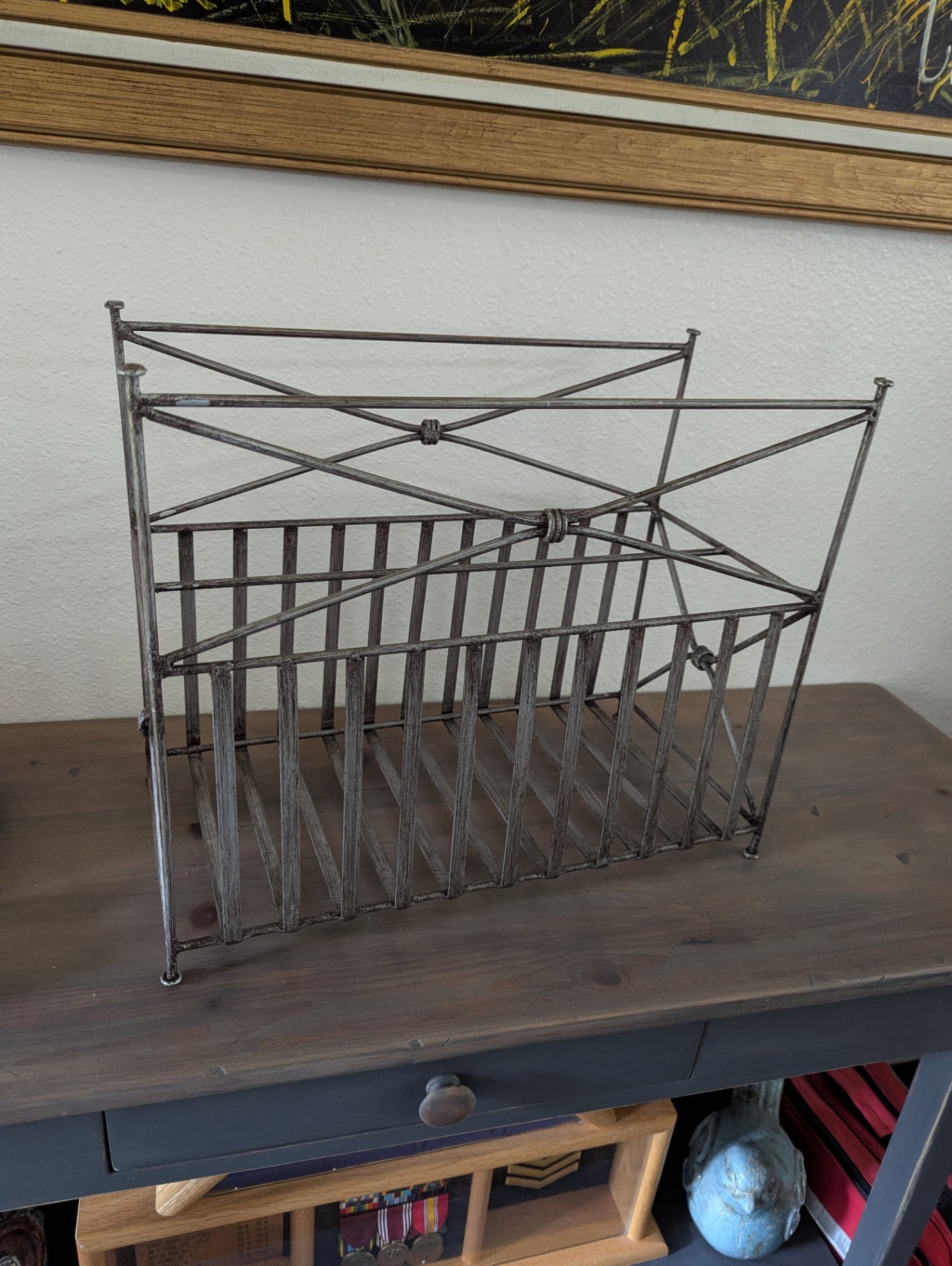 Pier 1 Medici Metal Magazine Rack