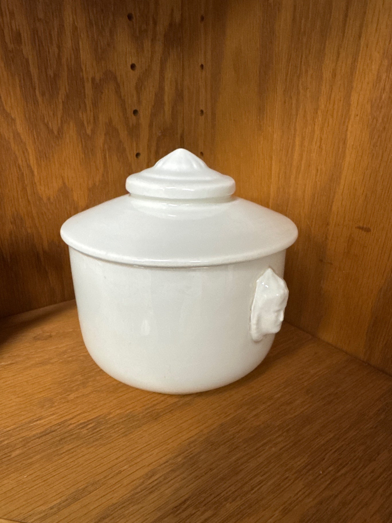 Antique White ironstone 1920’s hotel ware sugar or condiment bowl