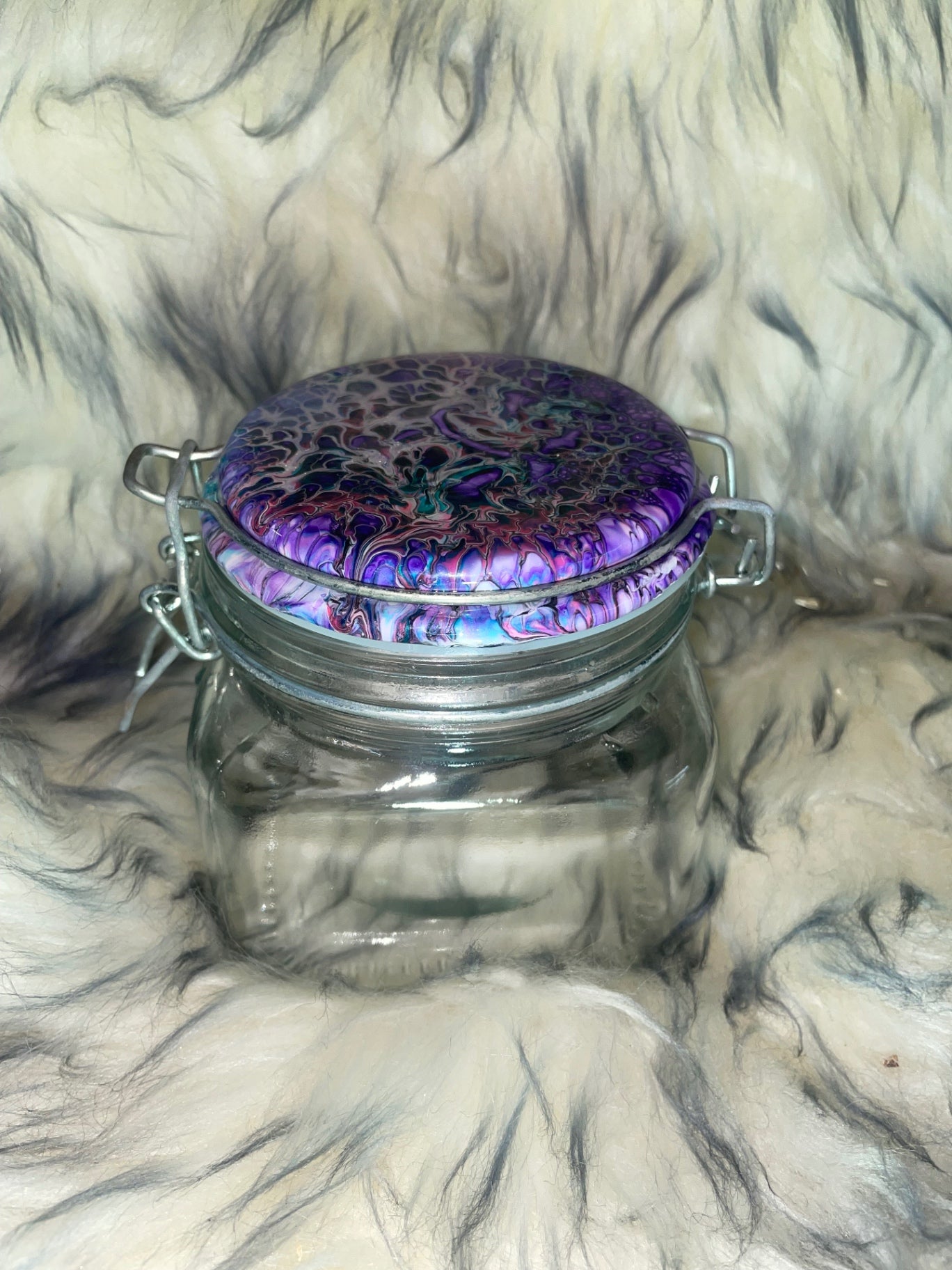 Flip top jars 2cup
