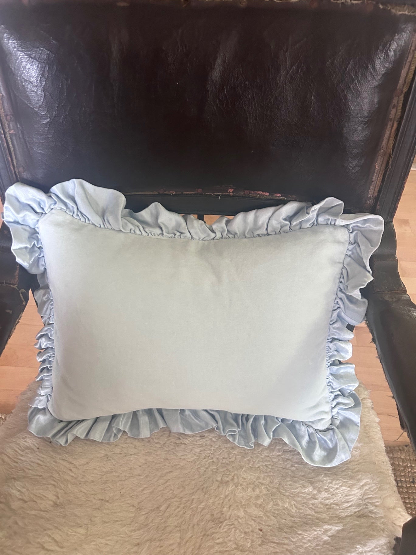 Bella Nolte velvet throw pillow