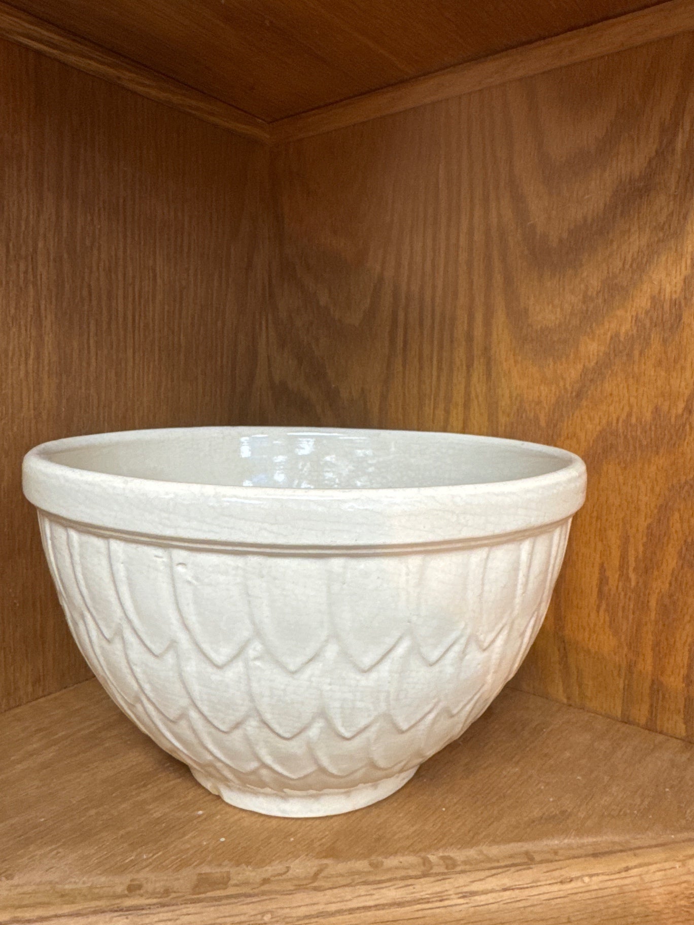 McCoy fish scale feather bowl