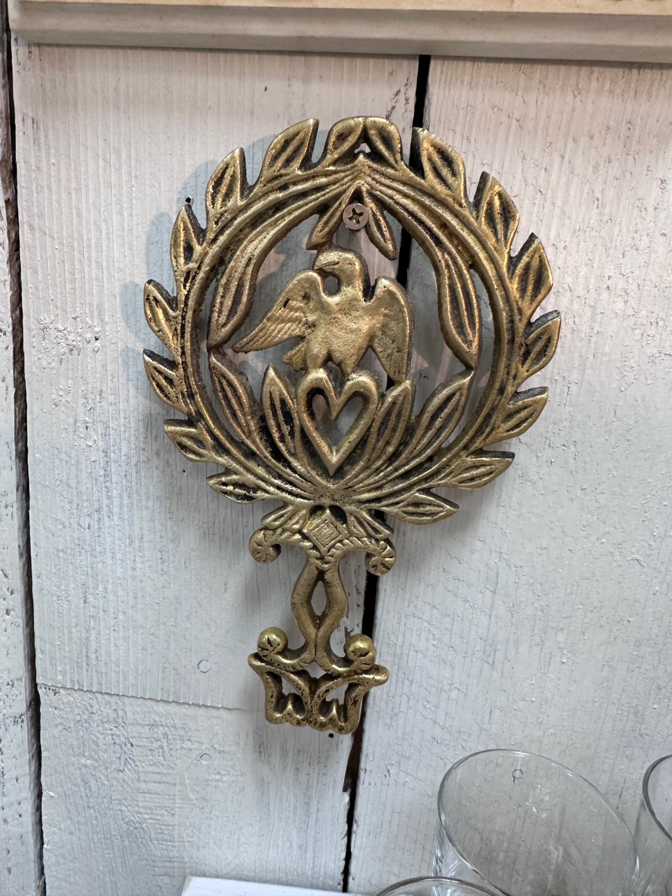 Vintage brass trivet