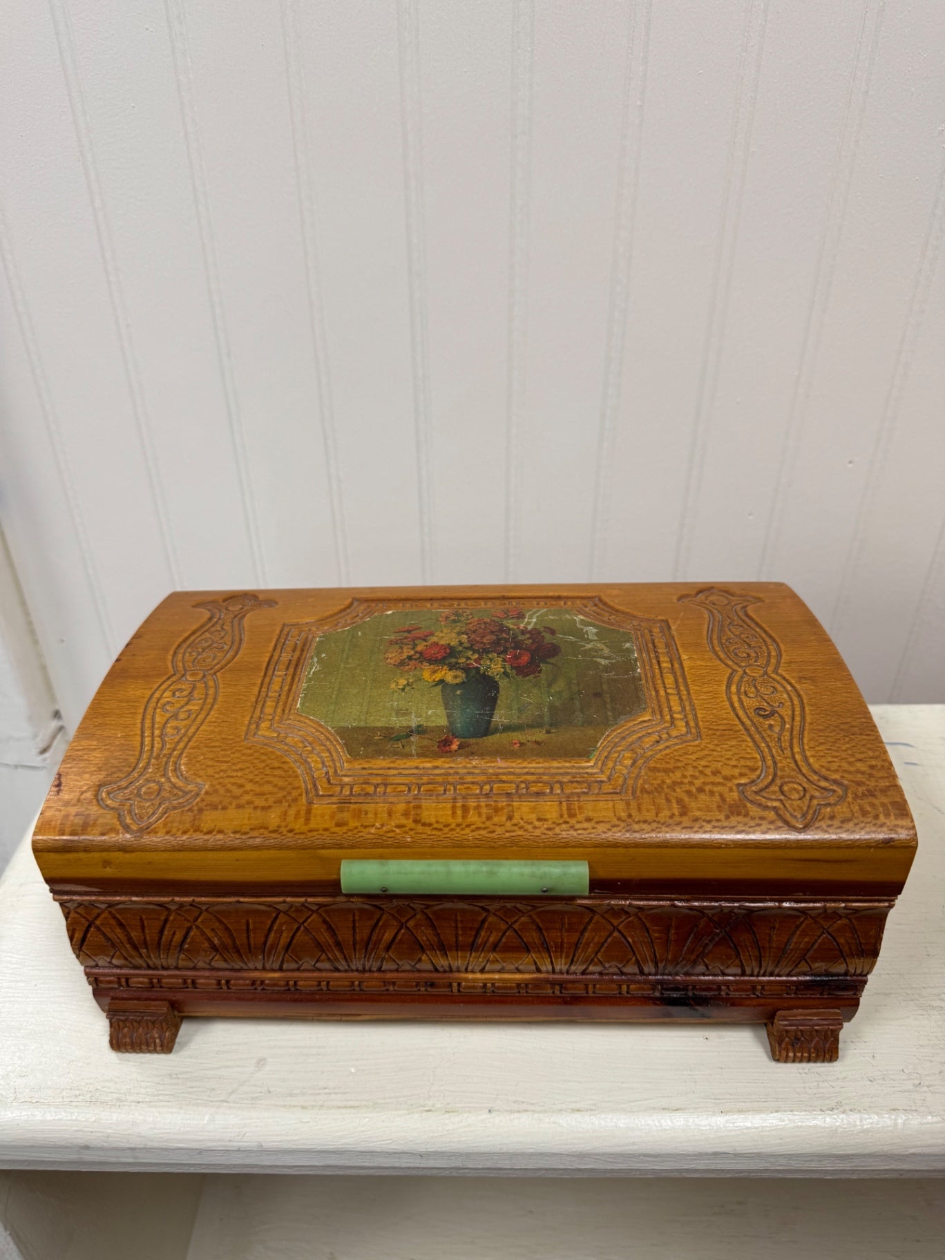 Jewelry box with mirror