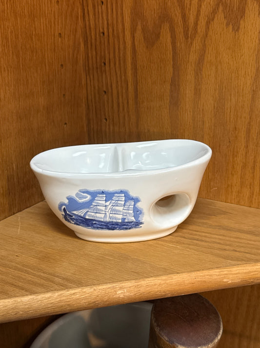 vintage House of Fuller porcelain shaving scuttle mug