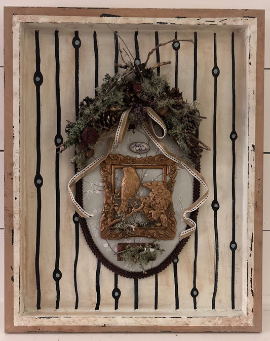 Framed Gathered Treasure - Avian abode