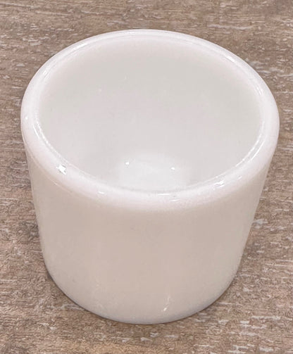 Small milk glass cup