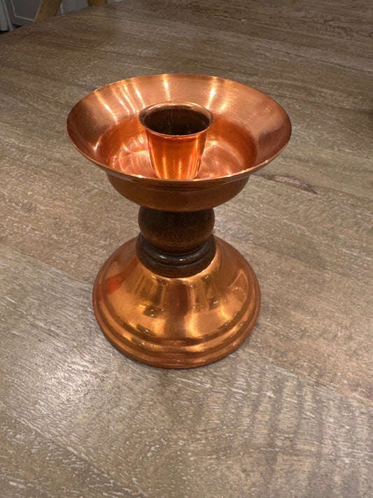 Copper craft guild candlestick