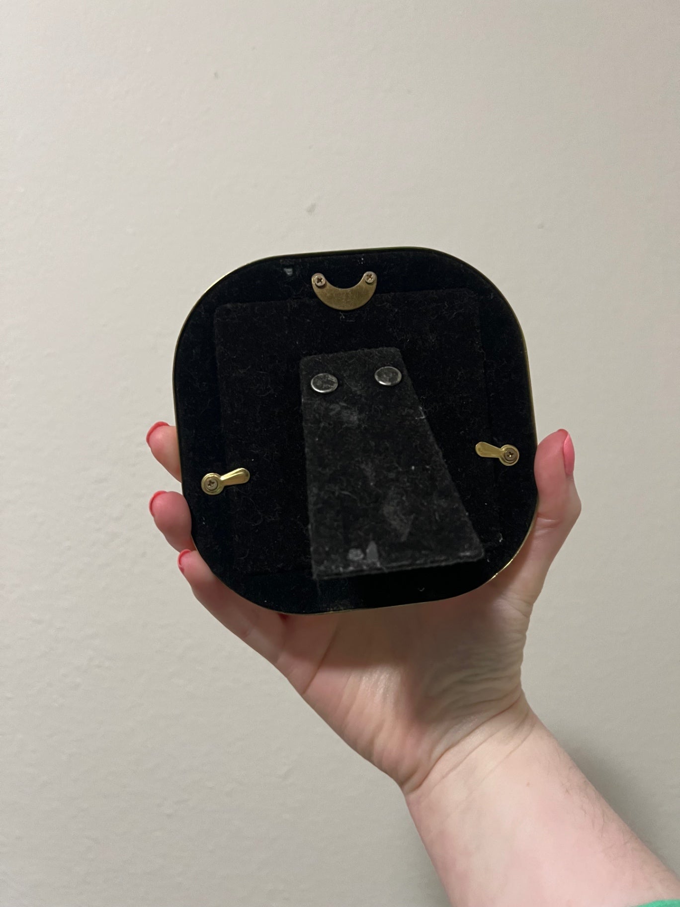 Vintage Solid Brass Small Photo Frame
