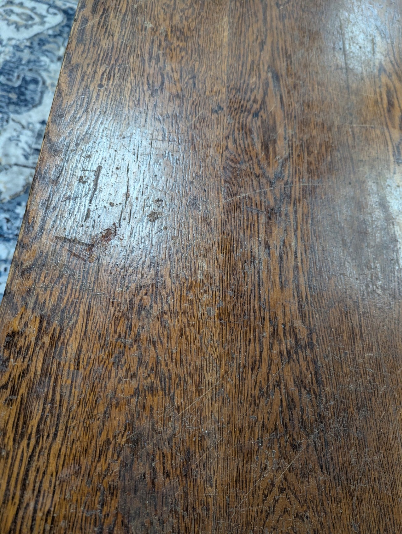 Vtg. Mission solid Wood Table