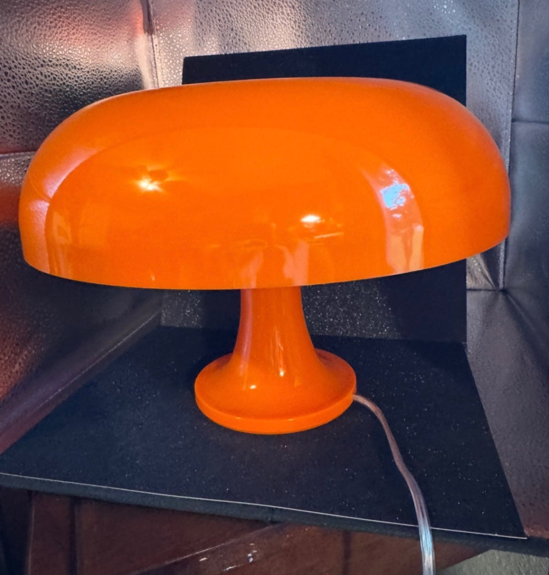 Orange Mushroom Lamp