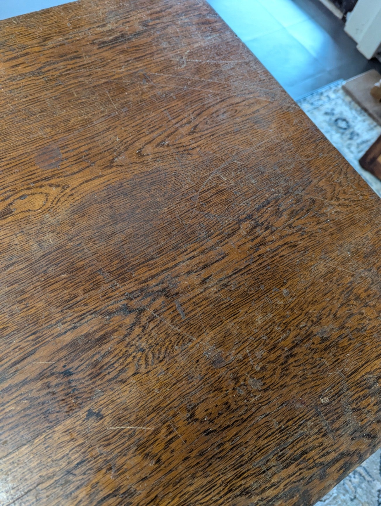 Vtg. Mission solid Wood Table