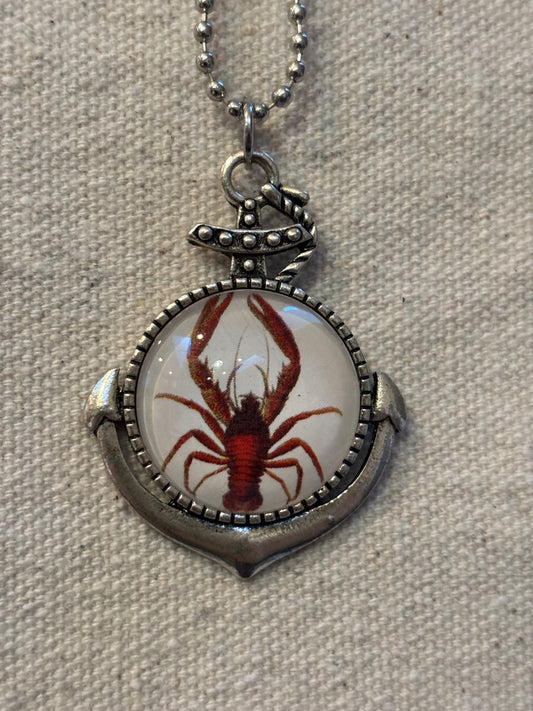 necklace anchor lobster