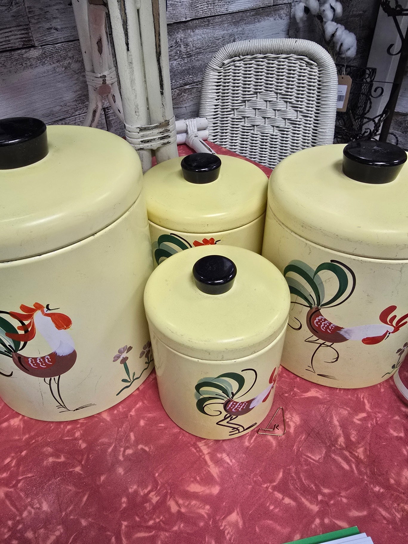 Rooster set of 4