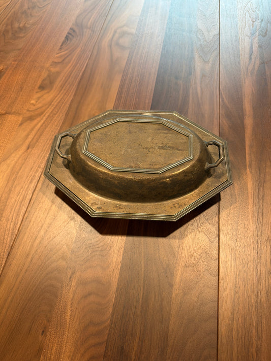 Antique Octagonal Serving Dish
