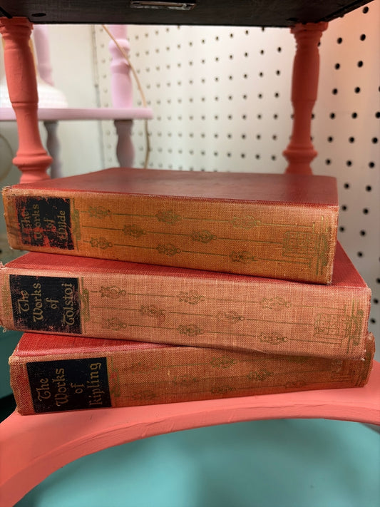 Set of 3 books- Oscar Whilde, Leo Tolstoi, Rudyard Kipling
