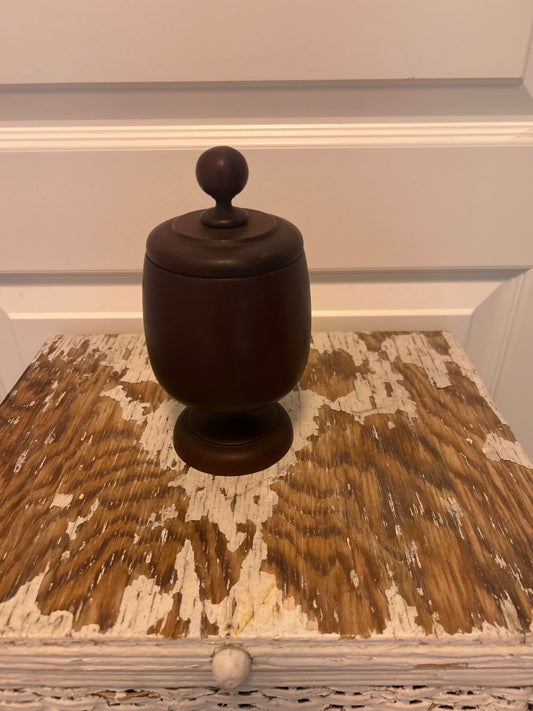 wood urn