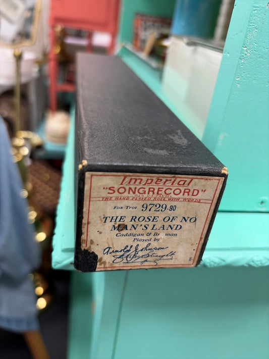 Vintage piano music roll