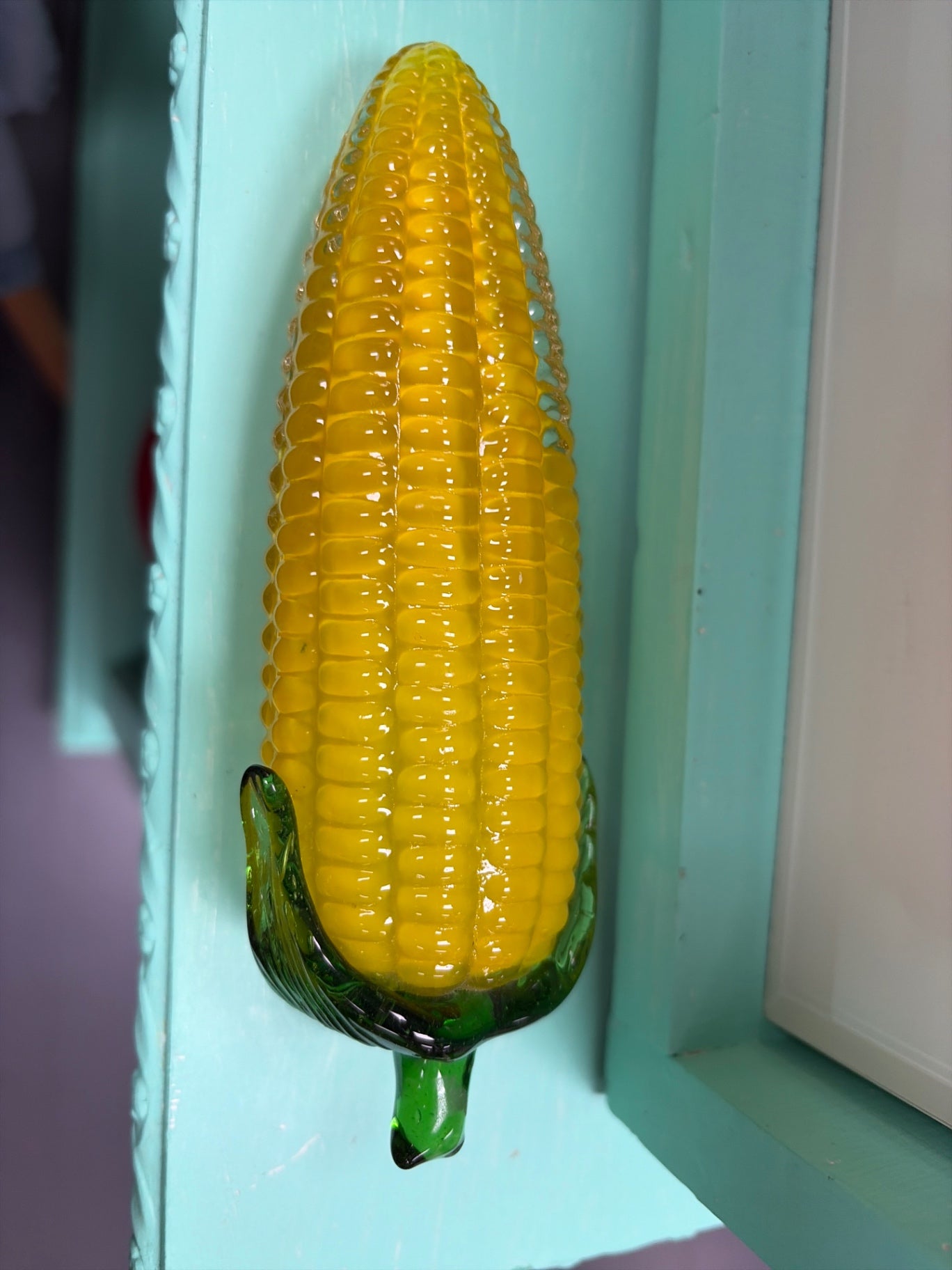 Glass blown corn on the cobb