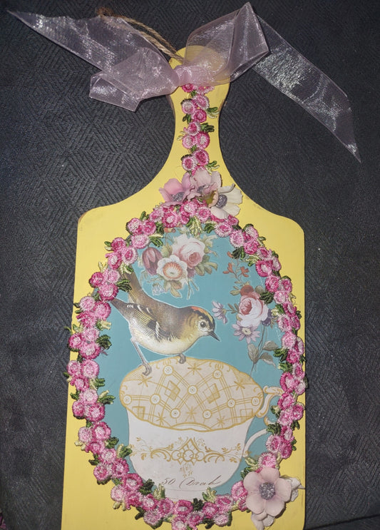 Cutting board Bird tea cage