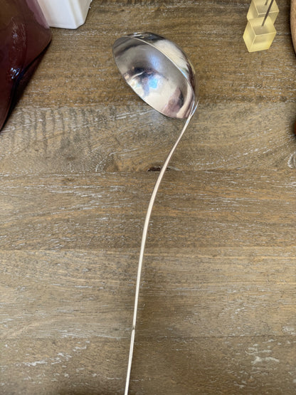 Vintage silver plated WM. Ragers soup tureen ladle 