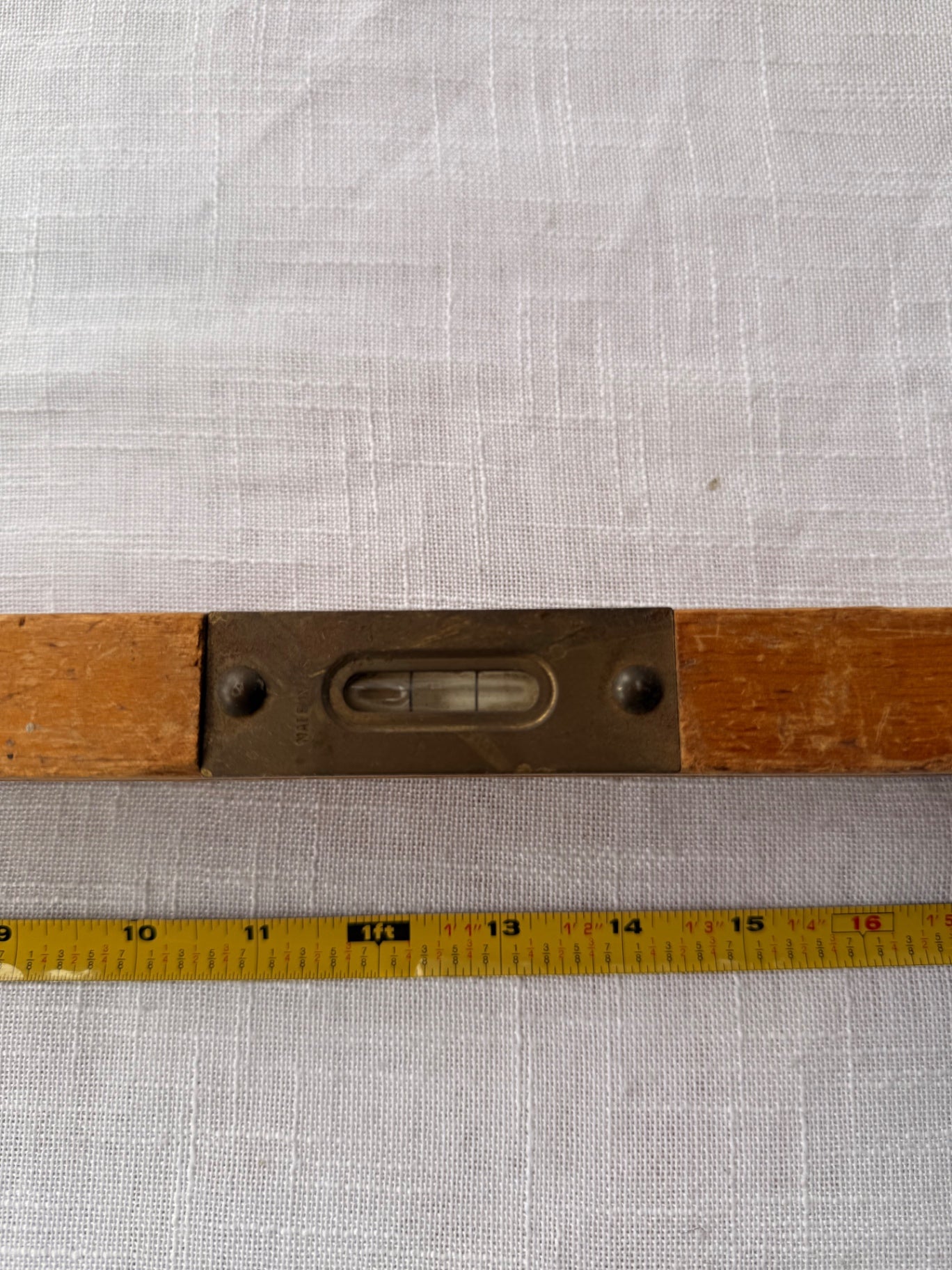 Vintage Stanley Handyman No. H1294-24 Wooden Spirit Level - 24-Inch USA Hand Tool