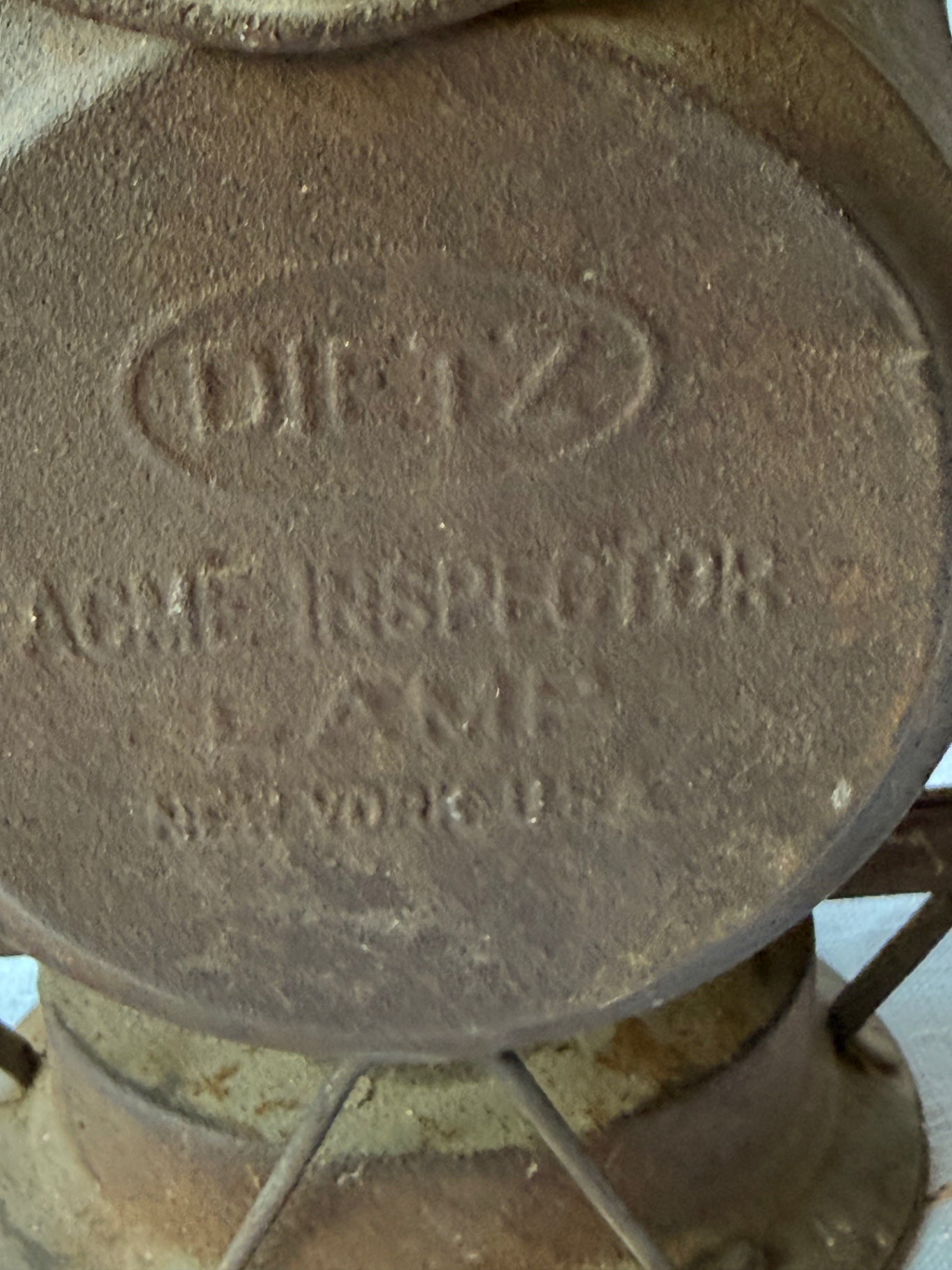 Vintage Dietz Acme Inspector Lamp / Railroad Lantern