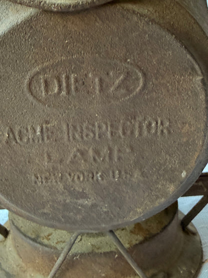 Vintage Dietz Acme Inspector Lamp / Railroad Lantern