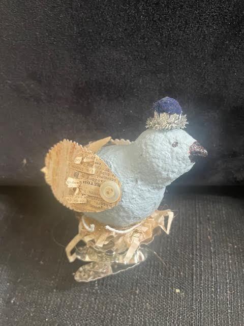 Embellished Bird with Clip