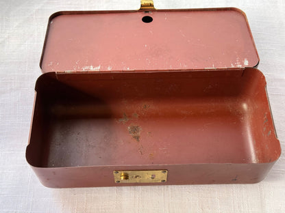 Vintage The Foster Line Metal Cash Box - Foster Manufacturing Co. Buffalo NY