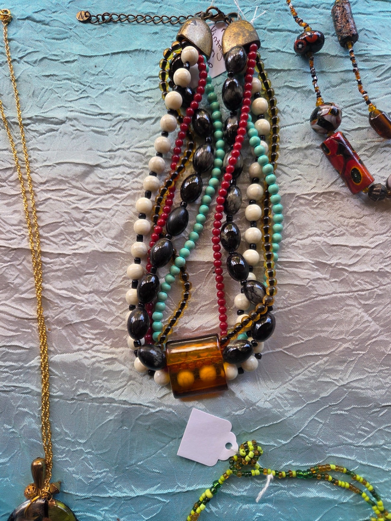 Multistrand necklace