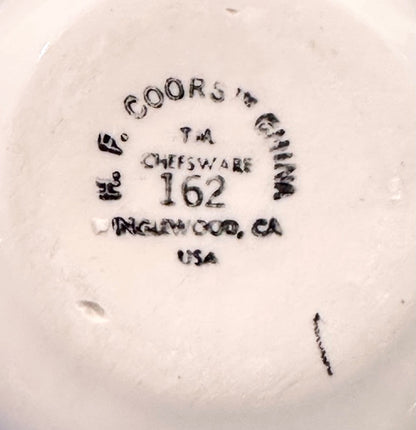 Vintage H.F  Coors China creamer