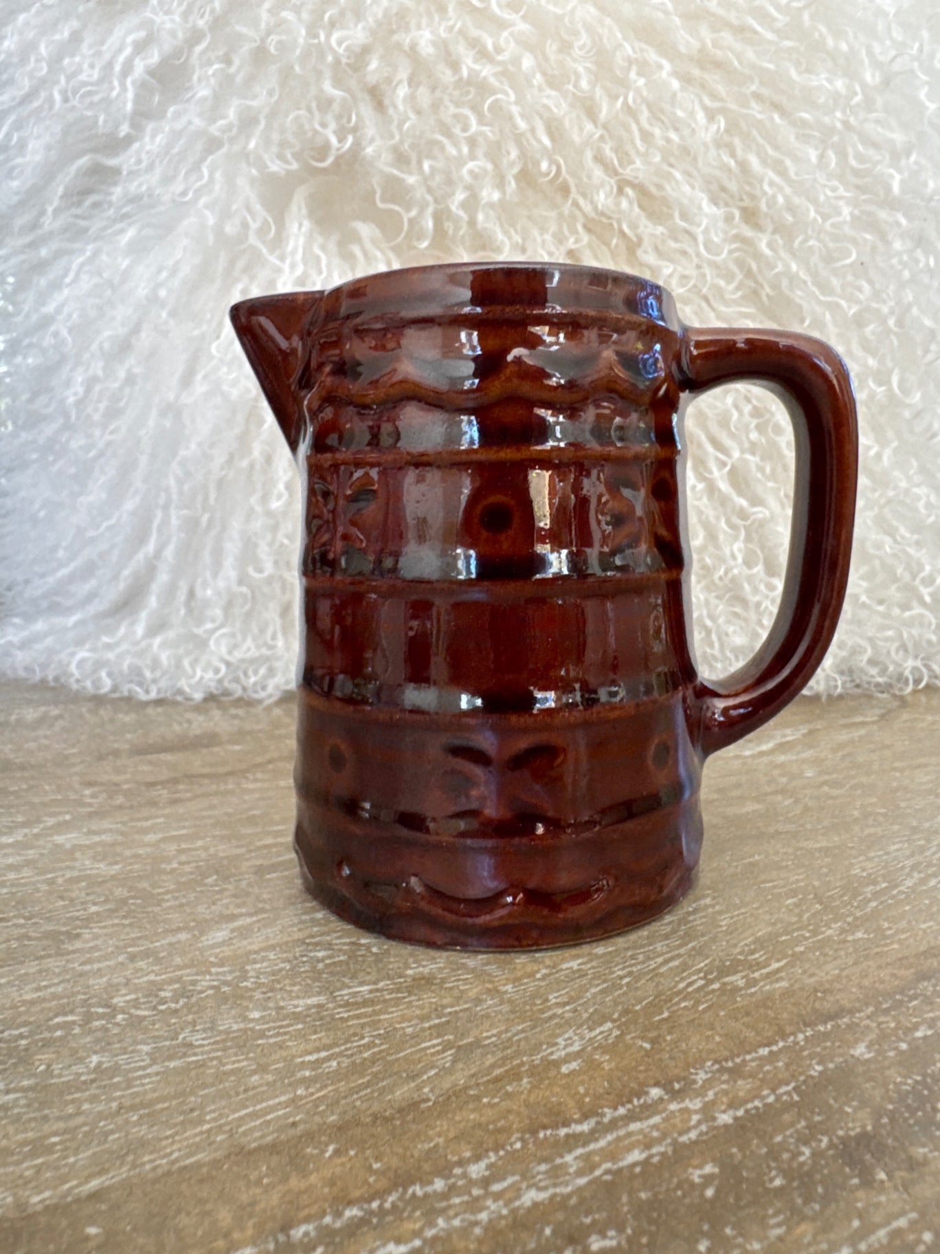 1950’s Marcrest stoneware Daisy & Dot creamer