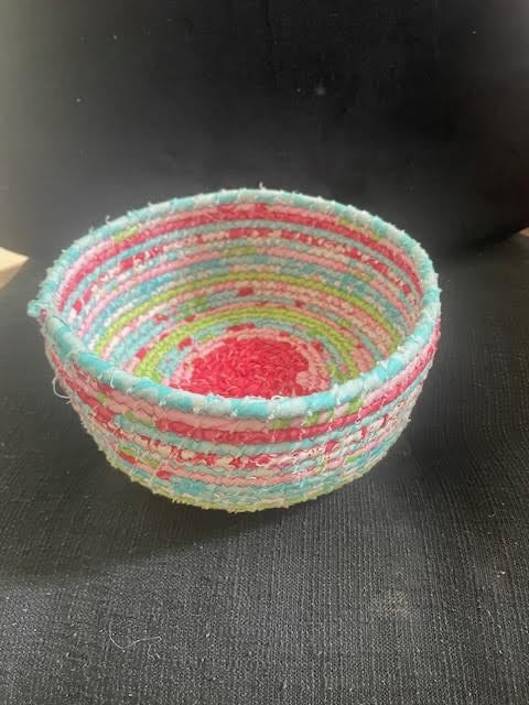 Colorful Rag Basket 