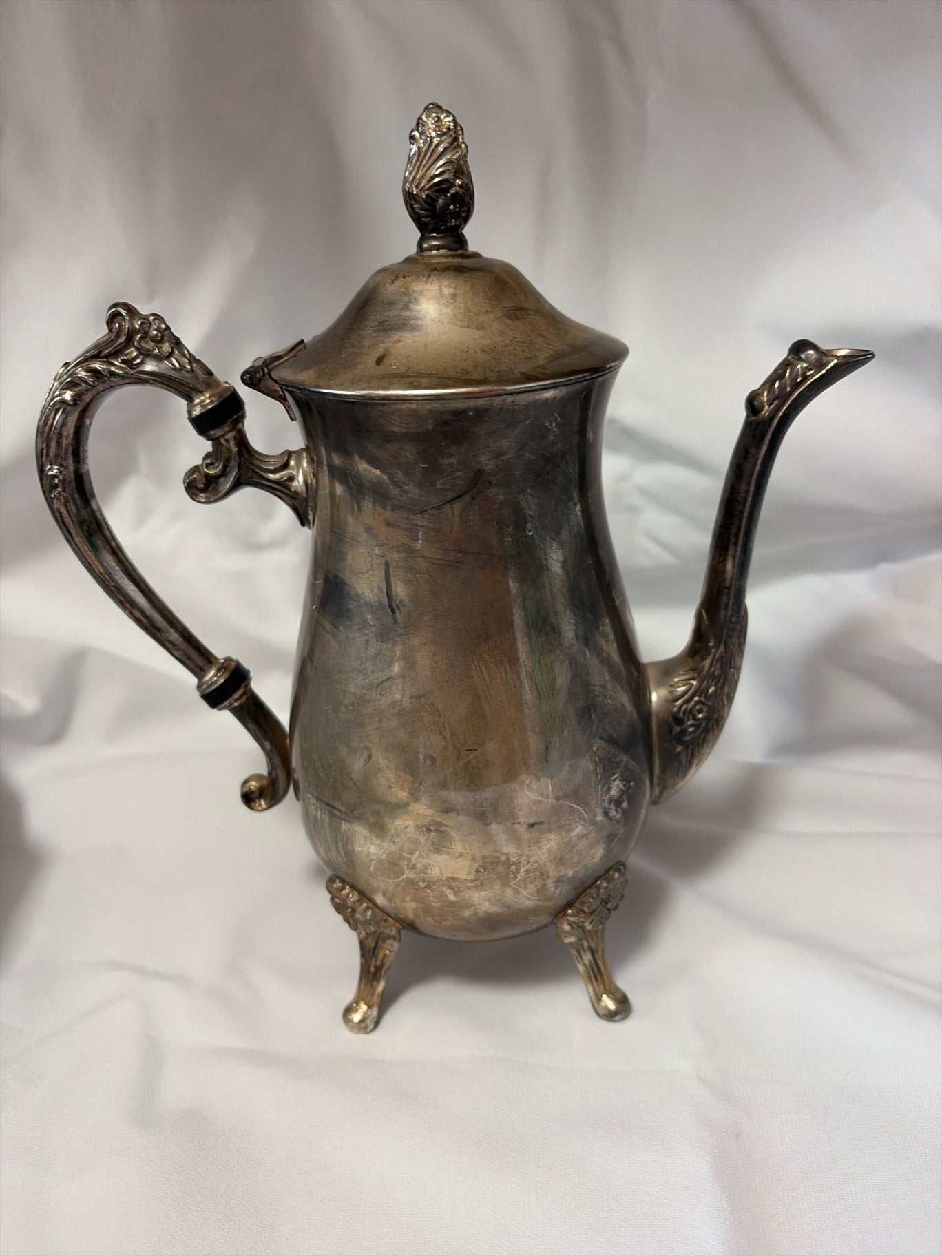 Vintage Leonard silver plated coffee pot 