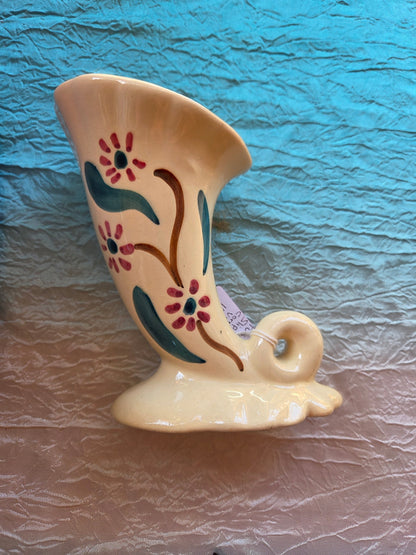 Purinton cornucopia vase
