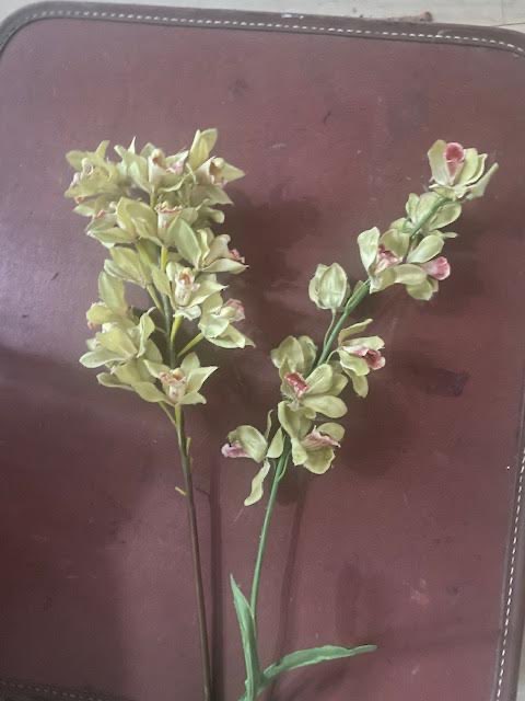 2 Silk Orchid Stems 