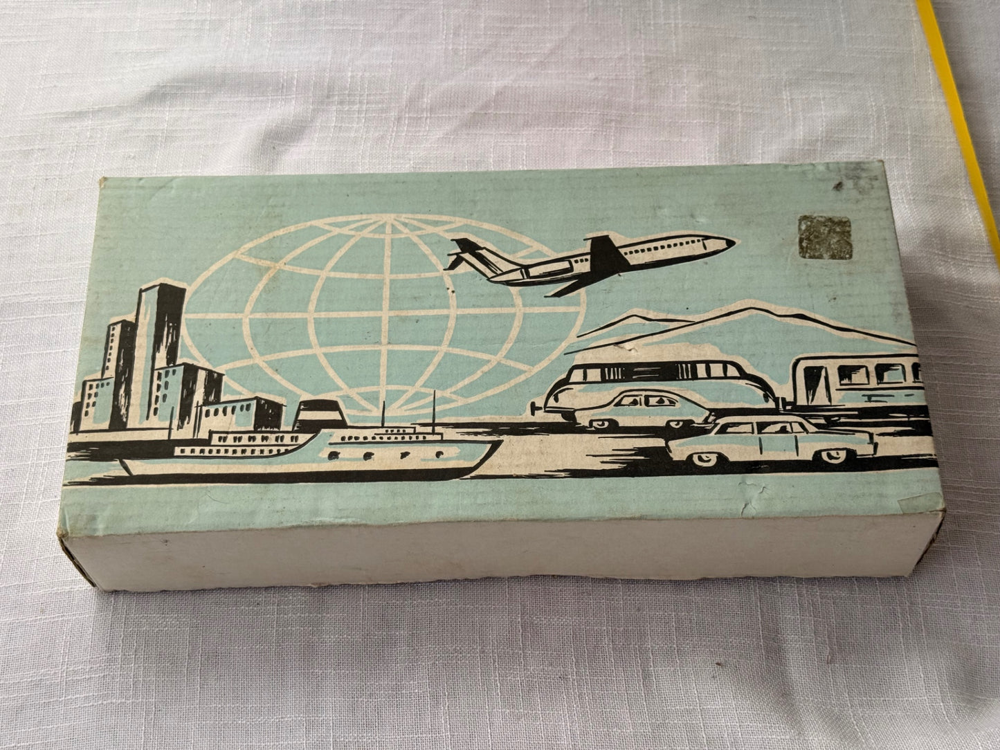 Vintage Berlin Souvenir Goblet & Schnapps Shot Glass Set in Original Box - Gold Trim Brandenburg Gate