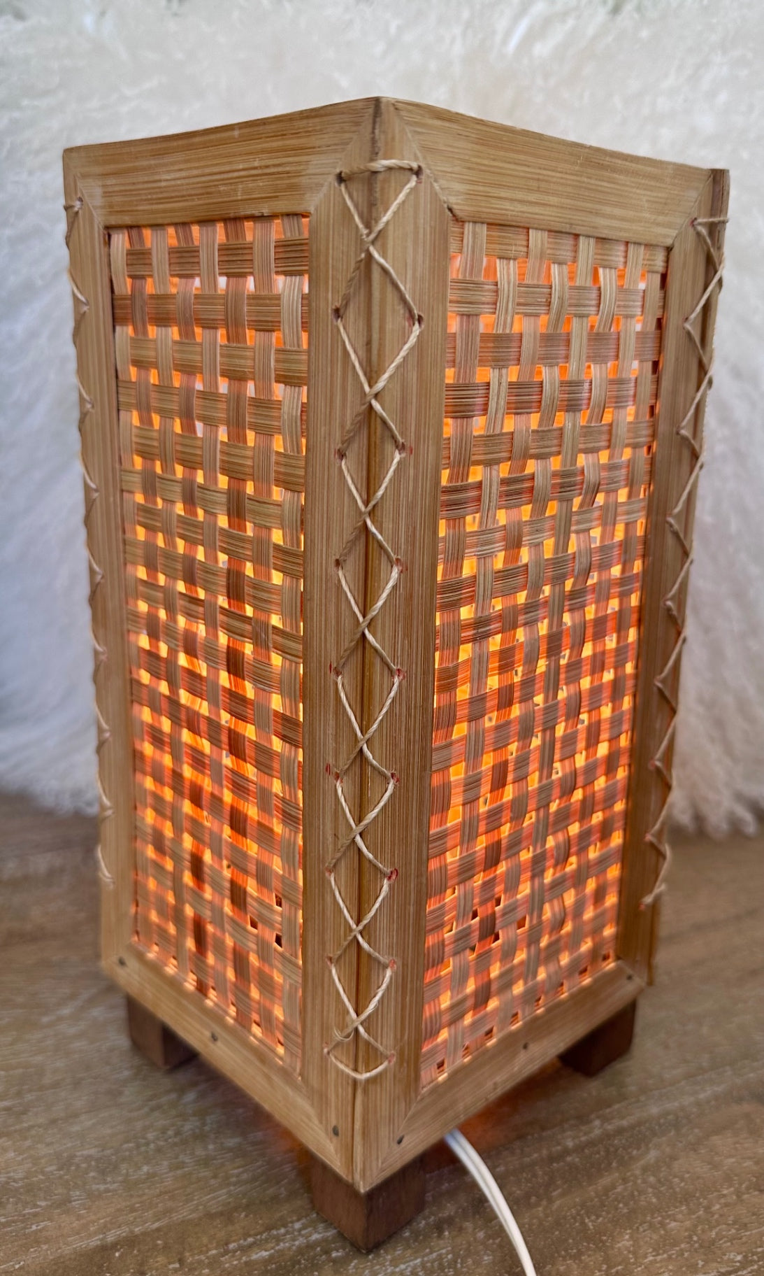 Vintage bamboo lamp