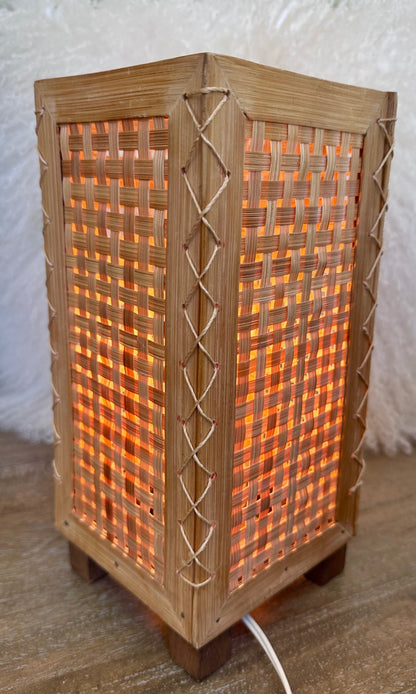 Vintage bamboo lamp