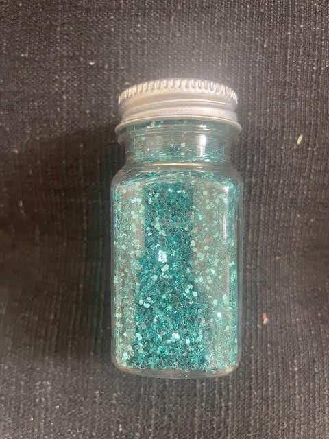 Jar of Robin Egg Blue Glitter 